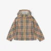 Bavlněná bunda s kapucí a Vintage Check vzorem