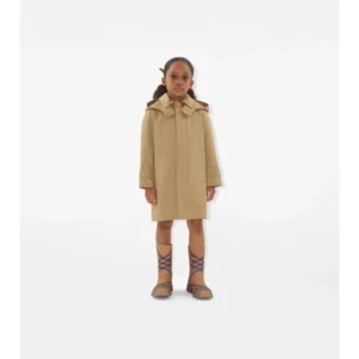 Bavlněný Car Coat s kapucí