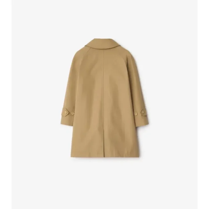 Bavlněný Car Coat s kapucí Bavlněný Car Coat s kapucí
