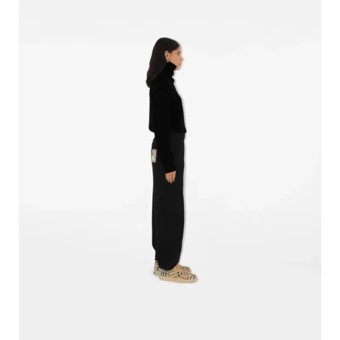 Bavlněné joggingové kalhoty Check Label Bavlněné joggingové kalhoty Check Label
