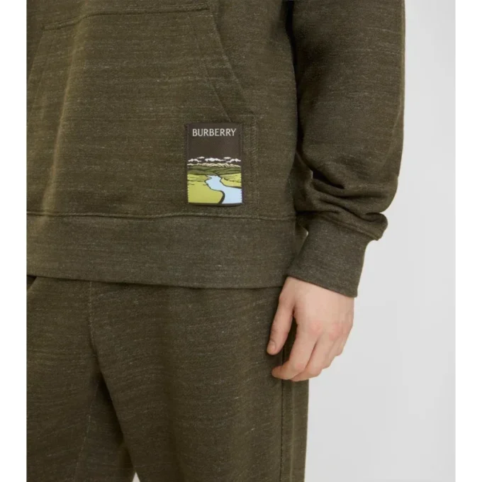 Bavlněná mikina s kapucí Landscape Label