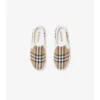 Bavlněné slip-on tenisky s kostkovaným vzorem