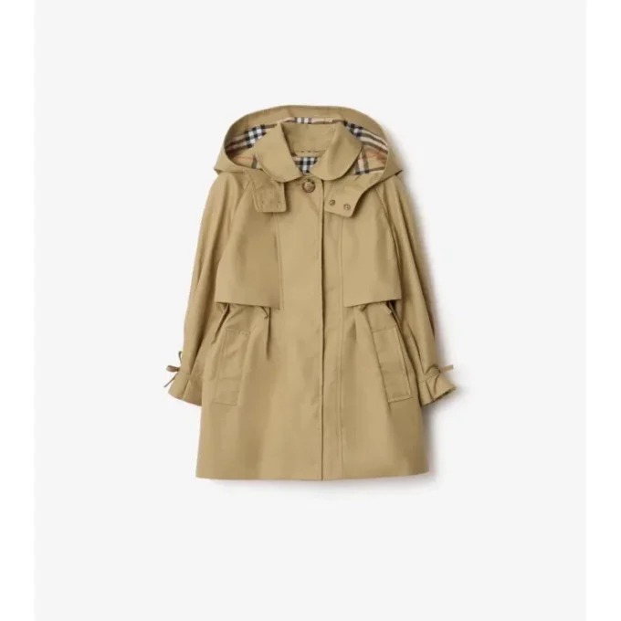 Bavlněný Trench Coat s kapucí Bavlněný Trench Coat s kapucí