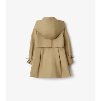 Bavlněný Trench Coat s kapucí