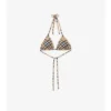 Bikini top s kostkovaným vzorem Bikini top s kostkovaným vzorem