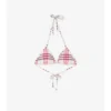 Bikini top s kostkovaným vzorem Bikini top s kostkovaným vzorem