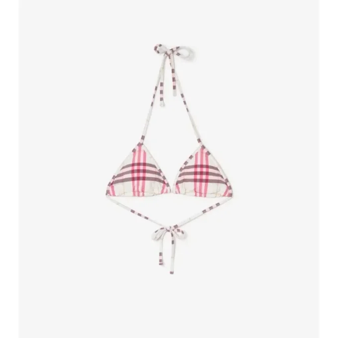 Bikini top s kostkovaným vzorem Bikini top s kostkovaným vzorem