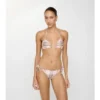 Bikini top s kostkovaným vzorem