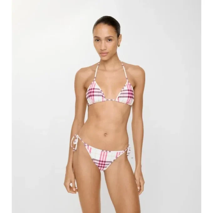 Bikini top s kostkovaným vzorem Bikini top s kostkovaným vzorem
