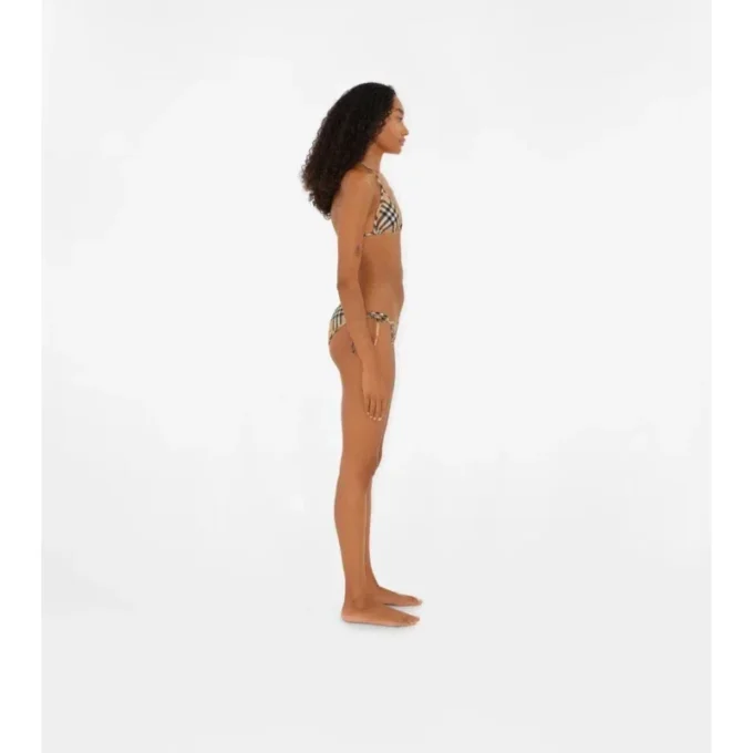 Bikini top s kostkovaným vzorem Bikini top s kostkovaným vzorem