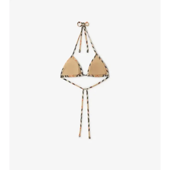 Bikini top s kostkovaným vzorem Bikini top s kostkovaným vzorem