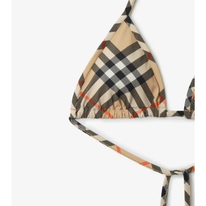 Bikini top s kostkovaným vzorem Bikini top s kostkovaným vzorem