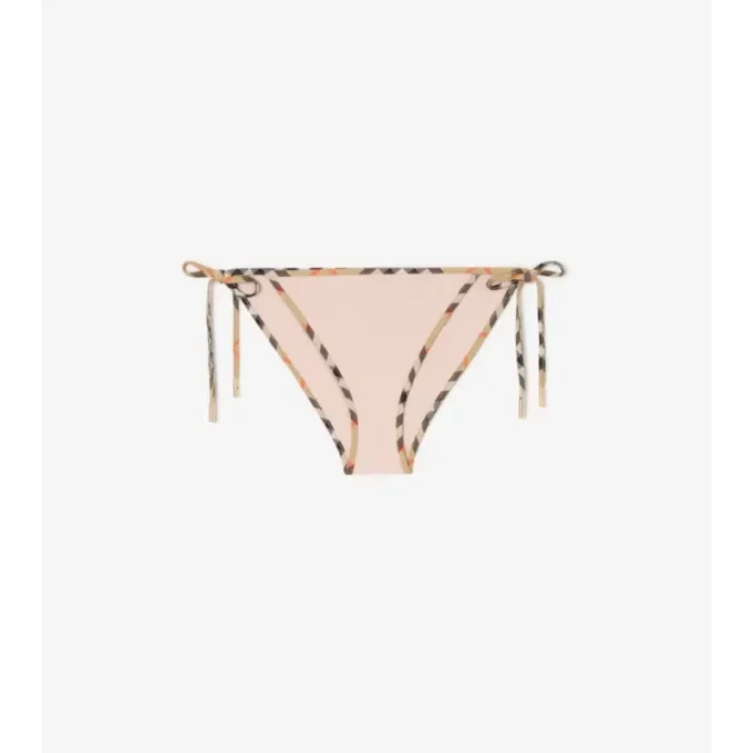Bikiny s kostkovaným lemem Bikiny s kostkovaným lemem