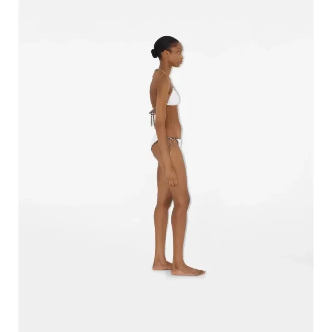 Bikiny s kostkovaným lemováním Bikiny s kostkovaným lemováním