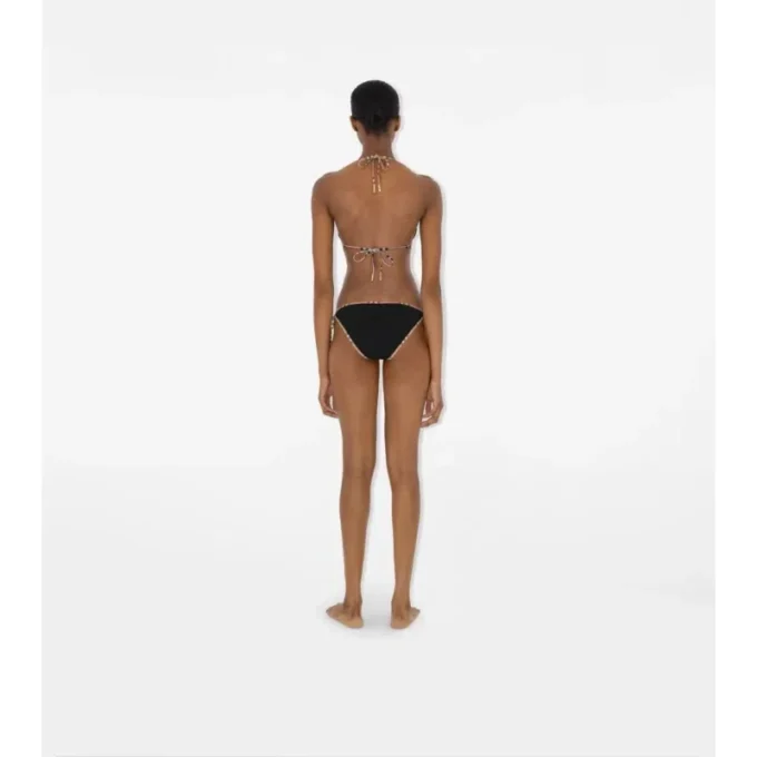 Bikiny s kostkovaným lemováním Bikiny s kostkovaným lemováním