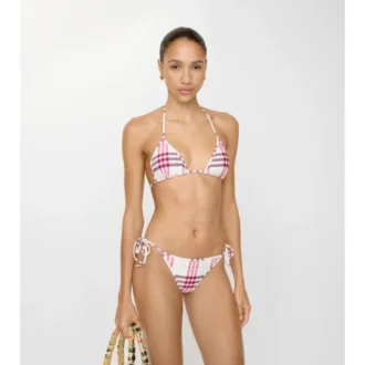 Bikiny s kostkovaným vzorem
