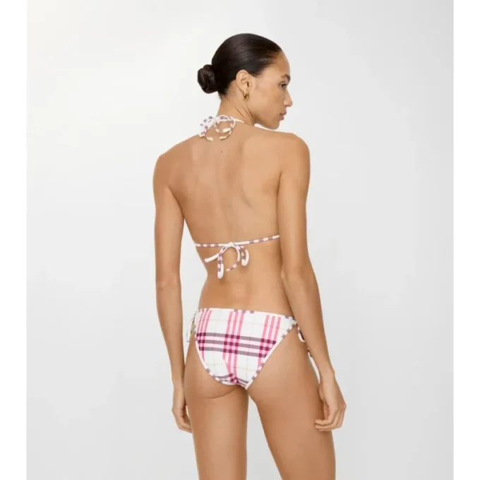 Bikiny s kostkovaným vzorem