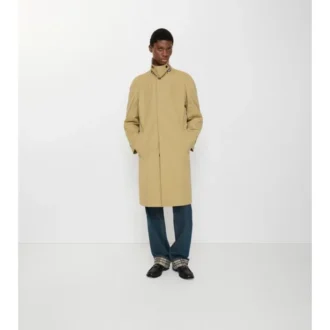 Dlouhý bavlněný Car Coat