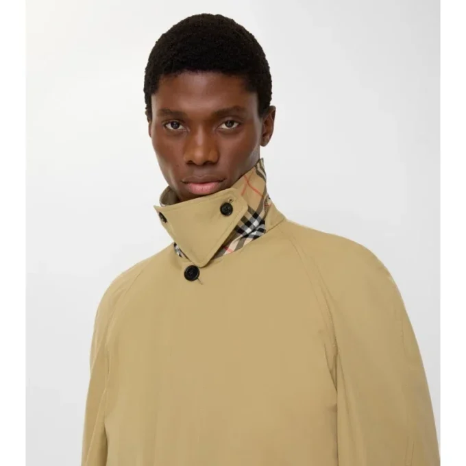Dlouhý bavlněný Car Coat Dlouhý bavlněný Car Coat