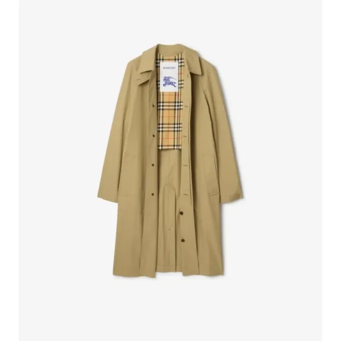 Dlouhý bavlněný Car Coat Dlouhý bavlněný Car Coat