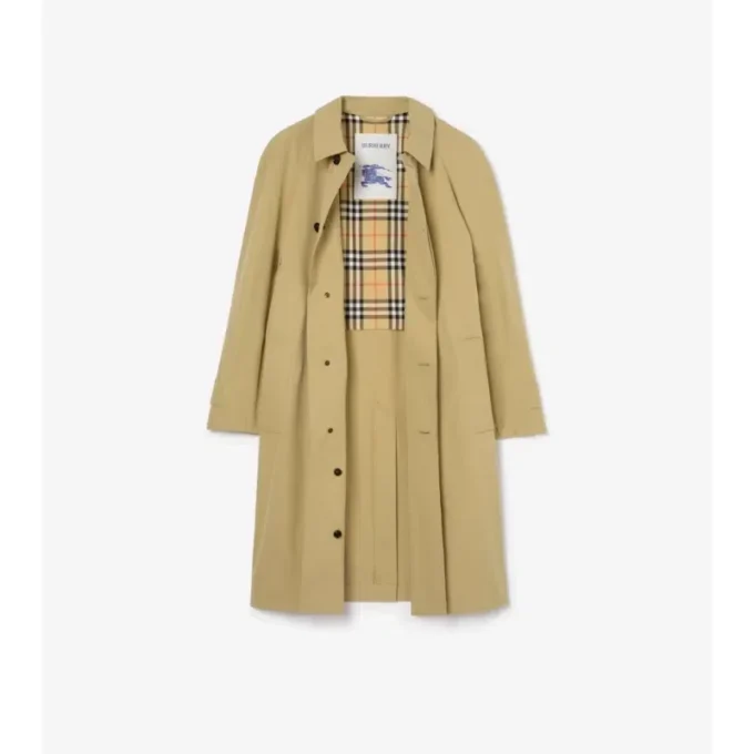 Dlouhý bavlněný Car Coat Dlouhý bavlněný Car Coat