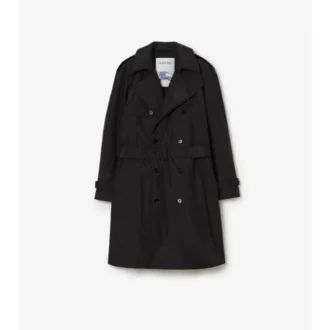 Dlouhý bavlněný nylonový Trench Coat s výplní