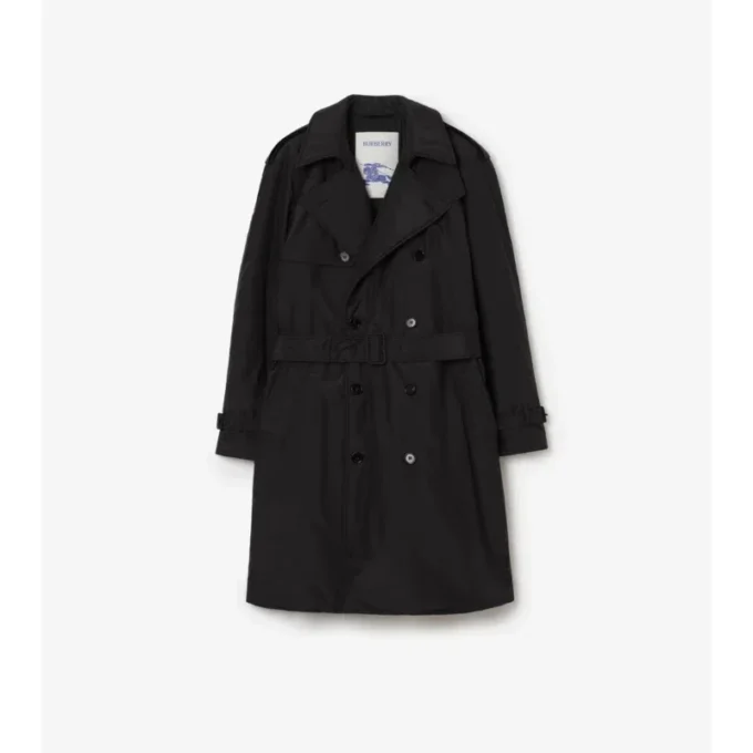 Dlouhý bavlněný nylonový Trench Coat s výplní Dlouhý bavlněný nylonový Trench Coat s výplní