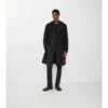 Dlouhý bavlněný nylonový Trench Coat s výplní Dlouhý bavlněný nylonový Trench Coat s výplní