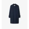 Dlouhý Car Coat z gabardínu