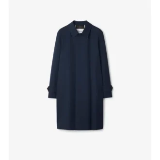 Dlouhý Car Coat z gabardínu