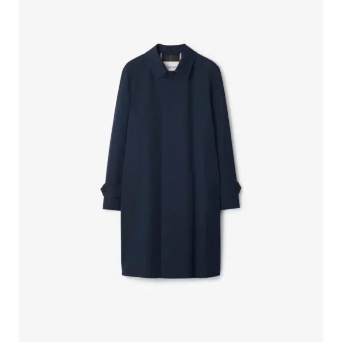 Dlouhý Car Coat z gabardínu