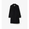 Dlouhý Car Coat z gabardínu Dlouhý Car Coat z gabardínu