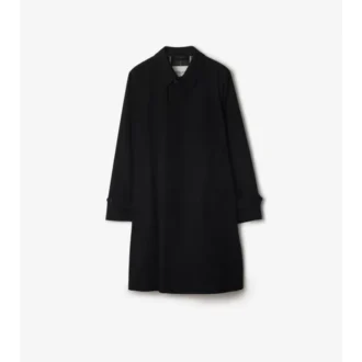 Dlouhý Car Coat z gabardínu