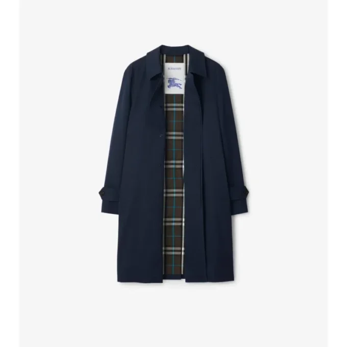 Dlouhý Car Coat z gabardínu