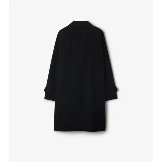 Dlouhý Car Coat z gabardínu Dlouhý Car Coat z gabardínu