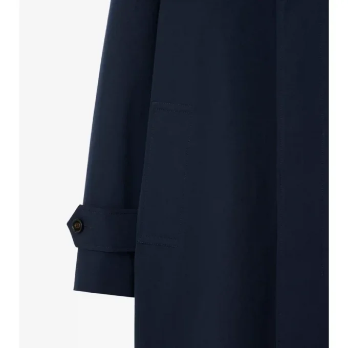 Dlouhý Car Coat z gabardínu