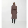 Dlouhý Fitzrovia Trench Coat z viskózové směsi s barokním vzorem Dlouhý Fitzrovia Trench Coat z viskózové směsi s barokním vzorem