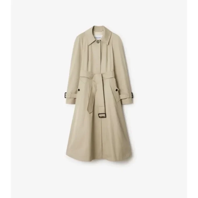 Dlouhý gabardénový Car Coat Ellingham Fit-And-Flare Dlouhý gabardénový Car Coat Ellingham Fit-And-Flare