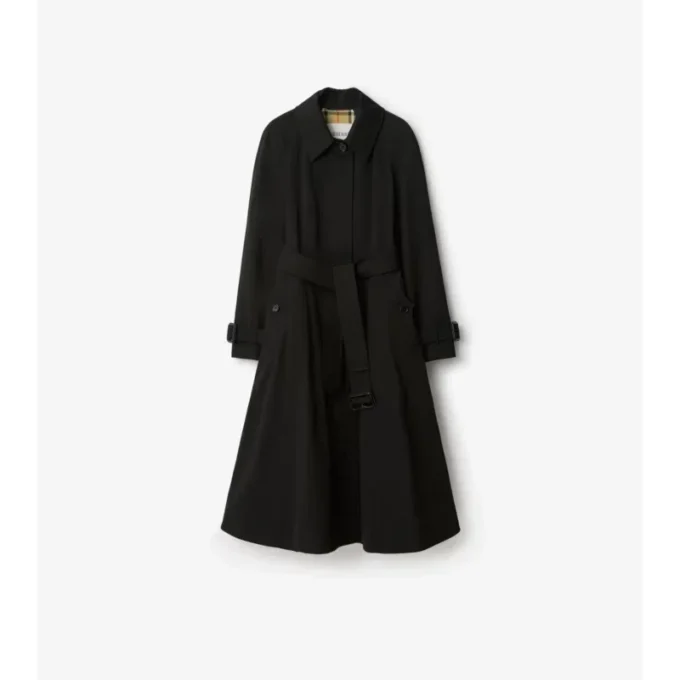 Dlouhý gabardénový Car Coat Ellingham Fit-And-Flare Dlouhý gabardénový Car Coat Ellingham Fit-And-Flare