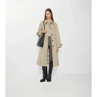 Dlouhý gabardénový Car Coat Ellingham Fit-And-Flare