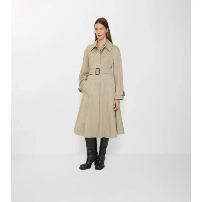 Dlouhý gabardénový Car Coat Ellingham Fit-And-Flare Dlouhý gabardénový Car Coat Ellingham Fit-And-Flare