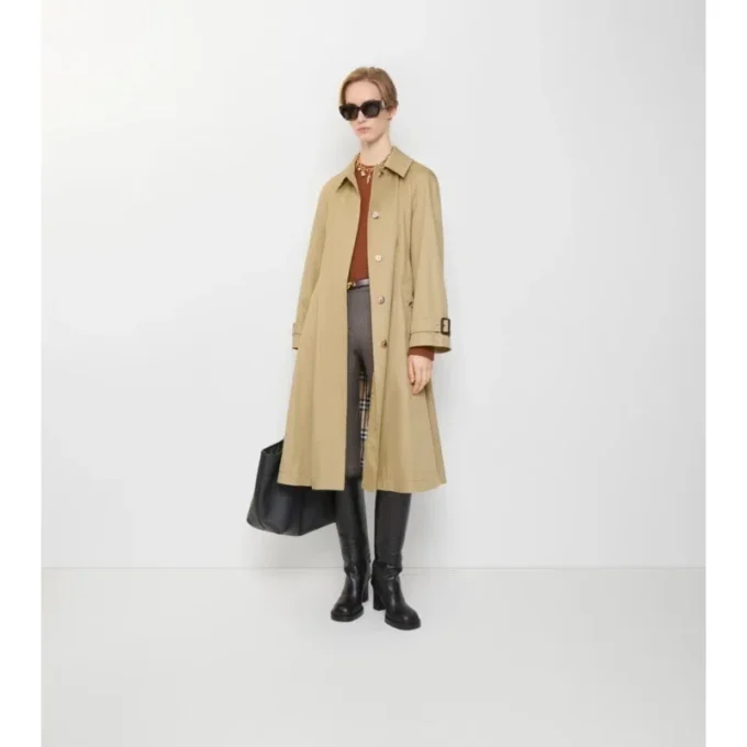 Dlouhý gabardénový Car Coat Ellingham Fit-And-Flare Dlouhý gabardénový Car Coat Ellingham Fit-And-Flare