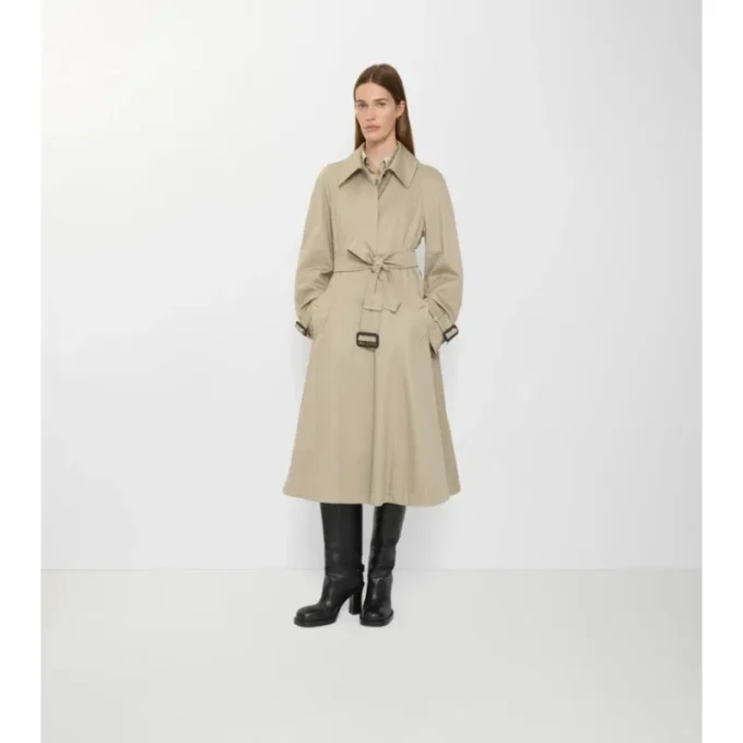 Dlouhý gabardénový Car Coat Ellingham Fit-And-Flare Dlouhý gabardénový Car Coat Ellingham Fit-And-Flare