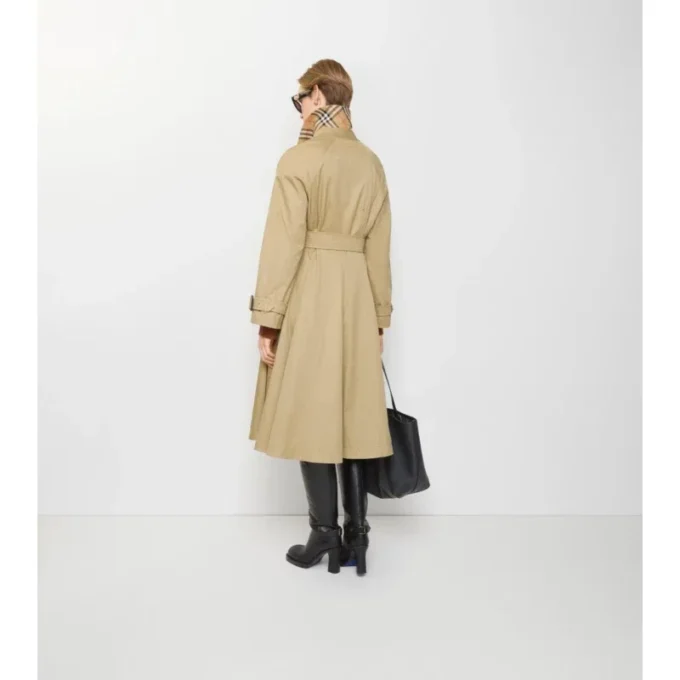 Dlouhý gabardénový Car Coat Ellingham Fit-And-Flare Dlouhý gabardénový Car Coat Ellingham Fit-And-Flare