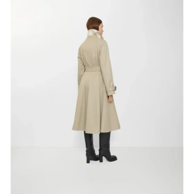 Dlouhý gabardénový Car Coat Ellingham Fit-And-Flare Dlouhý gabardénový Car Coat Ellingham Fit-And-Flare