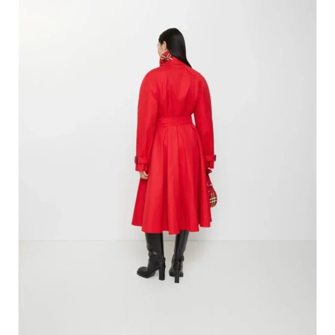 Dlouhý gabardénový Car Coat Ellingham Fit-And-Flare Dlouhý gabardénový Car Coat Ellingham Fit-And-Flare