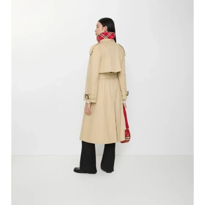 Dlouhý gabardénový Trench Coat Fitzrovia s podšívkou Dlouhý gabardénový Trench Coat Fitzrovia s podšívkou