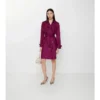 Dlouhý hedvábný Trench Coat Foxfield Dlouhý hedvábný Trench Coat Foxfield
