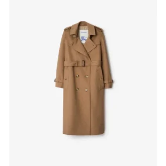 Dlouhý kašmírový Kensington Trench Coat