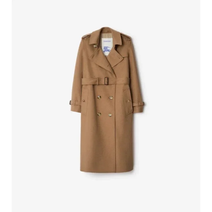 Dlouhý kašmírový Kensington Trench Coat Dlouhý kašmírový Kensington Trench Coat